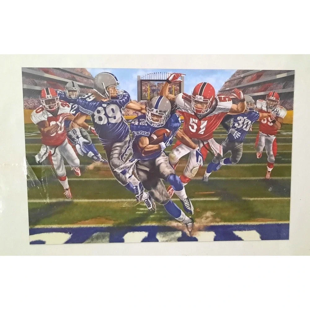 Pottery Barn Kids Football Puzzle 48 Pieces 36x24 Floor Puzzle Ages 4+ USA Made